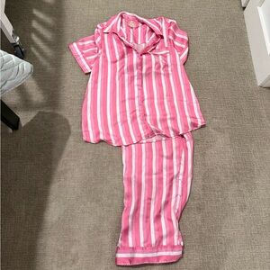 Pink Barbie x MUMU Striped Kids Pajamas